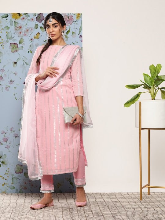 Buy Ziyaa Multicolor Printed Kurti Pant Set for Women's Online @ Tata CLiQ